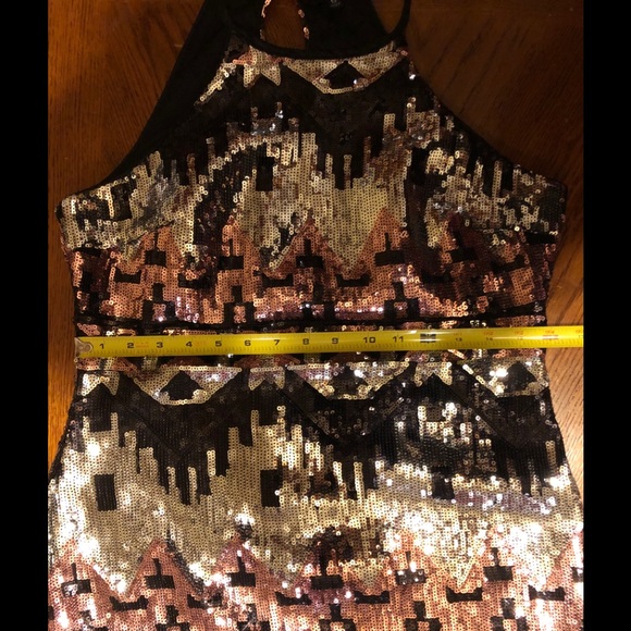 Sequin fitted dress from My Michelle Size 13 - Picture 6 of 10